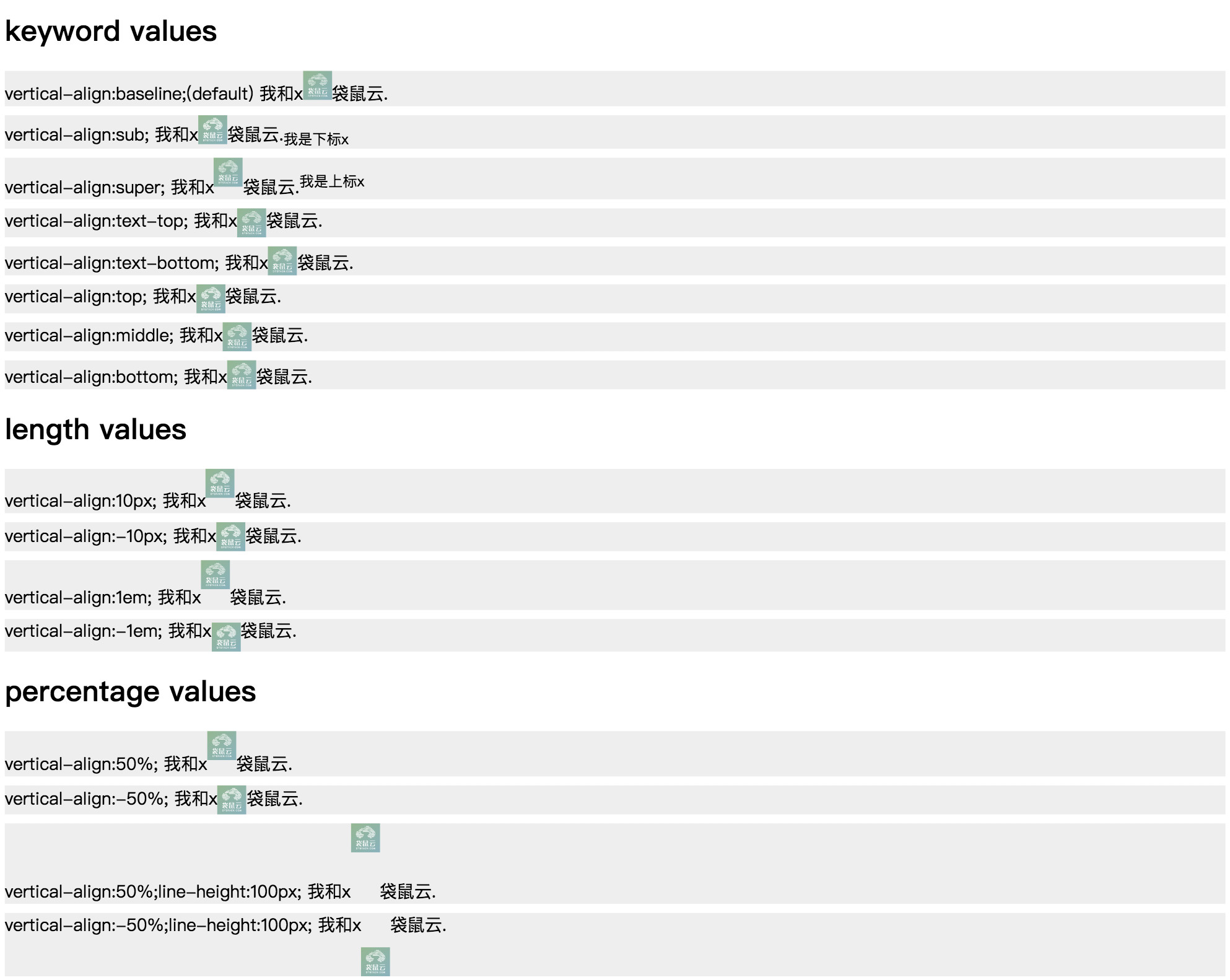 CSS的vertical-align怎么写  css 第3张