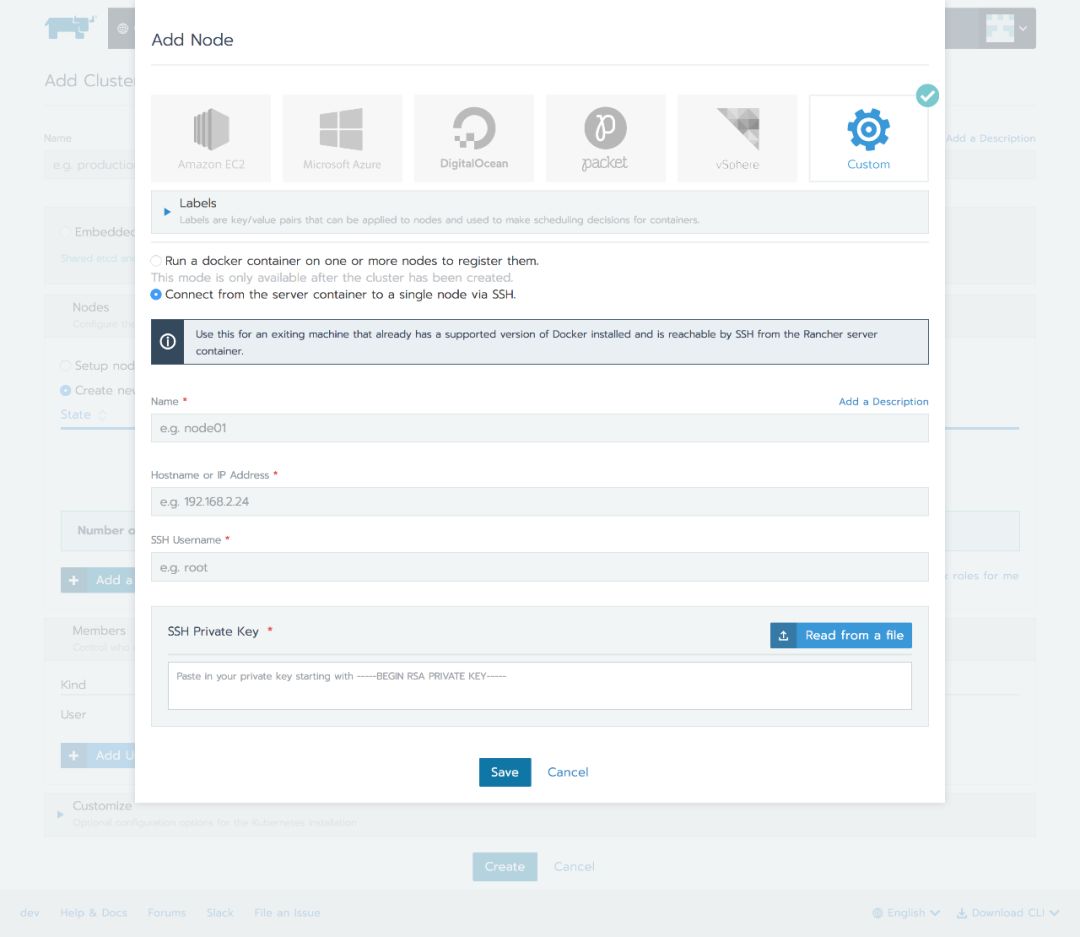 Rancher 2.0中如何支持添加自定义节点  rancher 第2张