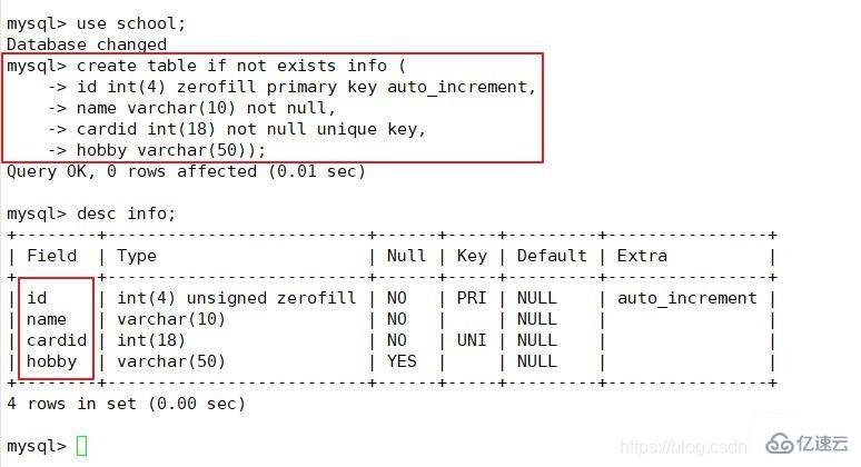 MySQL数据库的基本命令有哪些  mysql 第20张